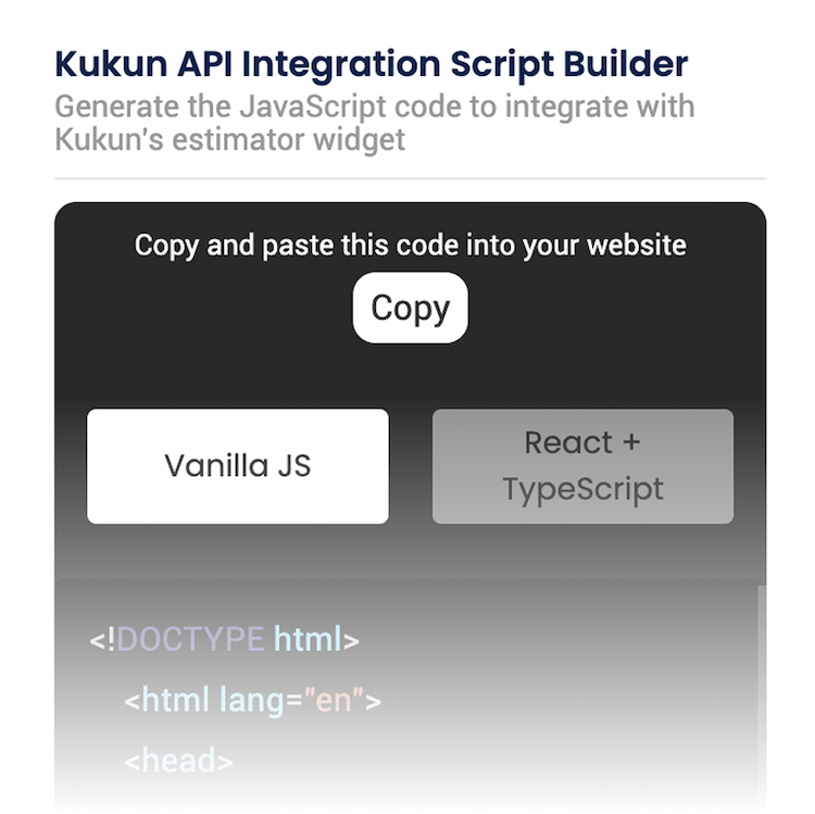 Copy & Paste Code