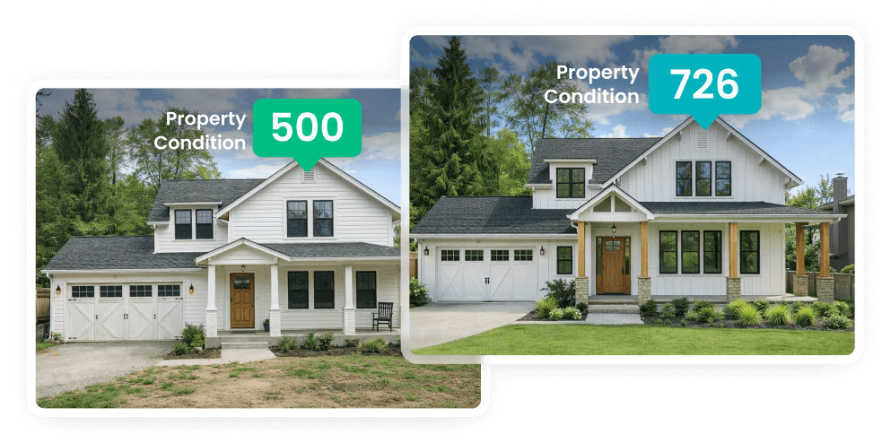 Property condition image cards